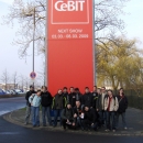 Studenti na veletrhu CeBIT v Hannoveru